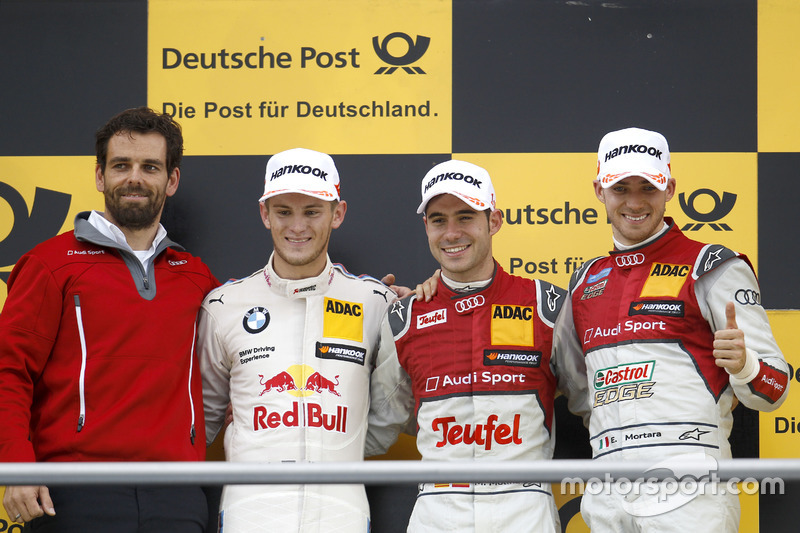1. Miguel Molina, 2. Marco Wittmann, 3. Edoardo Mortara