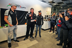 The Sahara Force India F1 Team celebrate 100 Grands Prix: Nico Hulkenberg, Sahara Force India F1, Ot