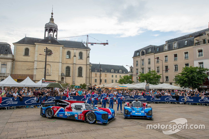#11 SMP Racing BR Engineering BR1: Mikhail Aleshin, Vitaly Petrov, Jenson Button, #17 SMP Racing BR Engineering BR1: Stéphane Sarrazin, Egor Orudzhev, Matevos Isaakyan