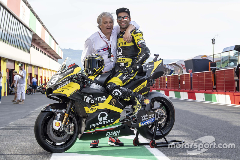 Danilo Petrucci, Pramac Racing con la speciale livrea Lamborghini