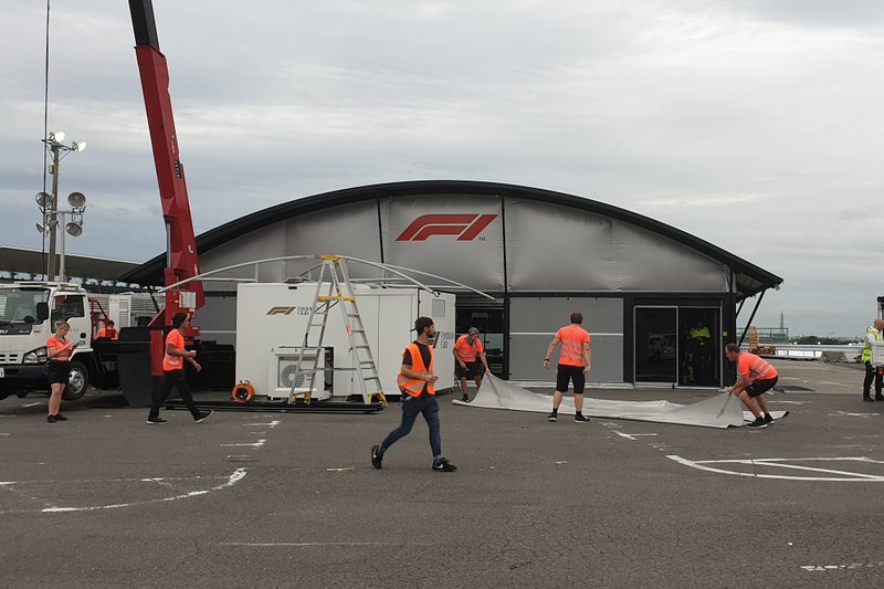 Le centre de diffusion TV de la F1