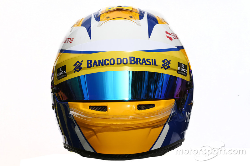 El casco de Marcus Ericsson, Sauber F1 Team