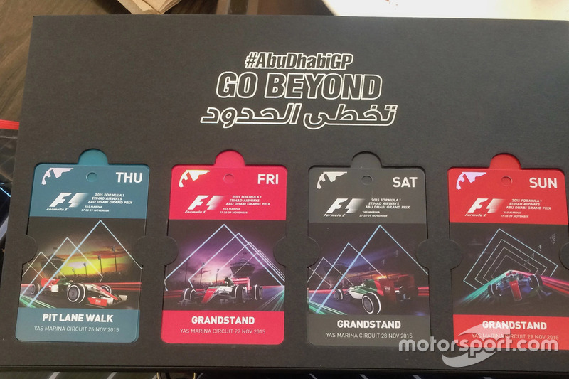 Abu Dhabi GP - Biletler