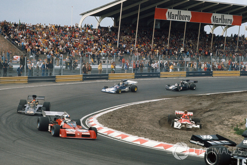 In 1973 beproeft Chris Amon zijn geluk bij het Tecno team. Organisatorisch is het echter een chaos bij Tecno en in de meeste races valt hij uit. Zo ook in de Grand Prix van Nederland waar hij moet opgeven met een defect brandstofsysteem