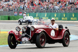 Fernando Alonso, McLaren, tijdens de rijdersparade
