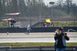 Sturz von Sylvain Guintoli, Pata Yamaha