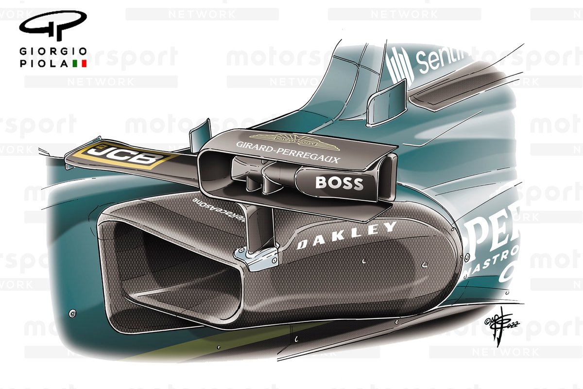 De 2023-spiegels waar Aston Martin tijdens het afgelopen F1-seizoen al mee testte.