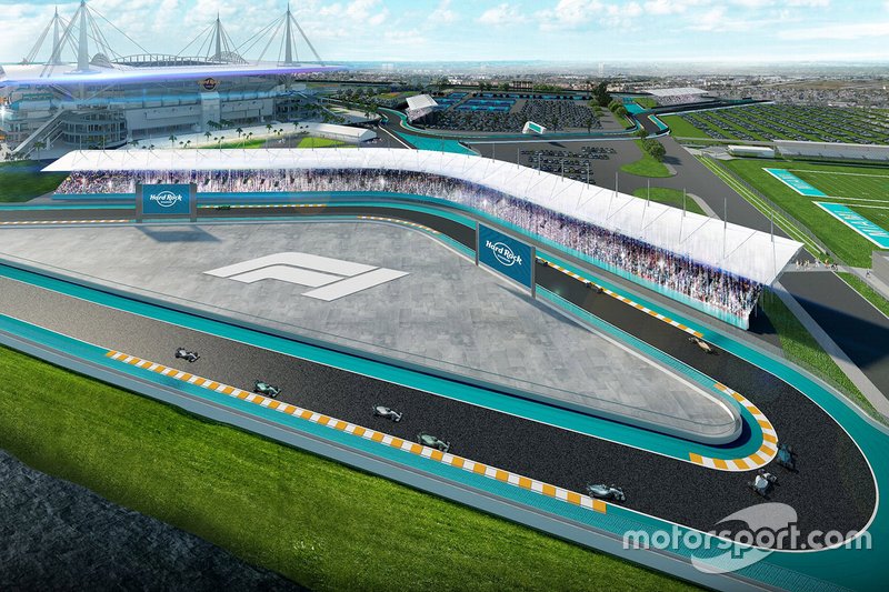 Miami track rendering