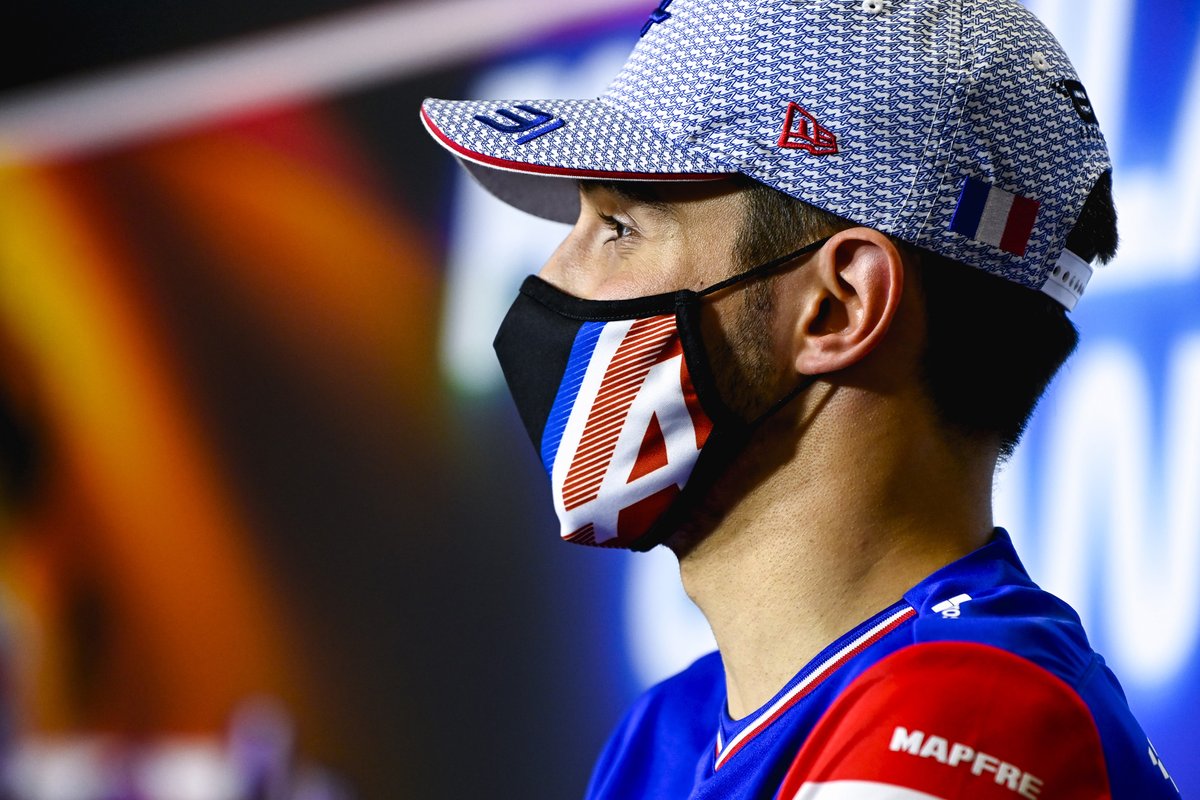 Esteban Ocon, Alpine F1, en conférence de presse