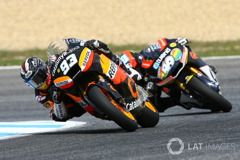 Marc Márquez y Pol Espargaró en Moto2 (2012)