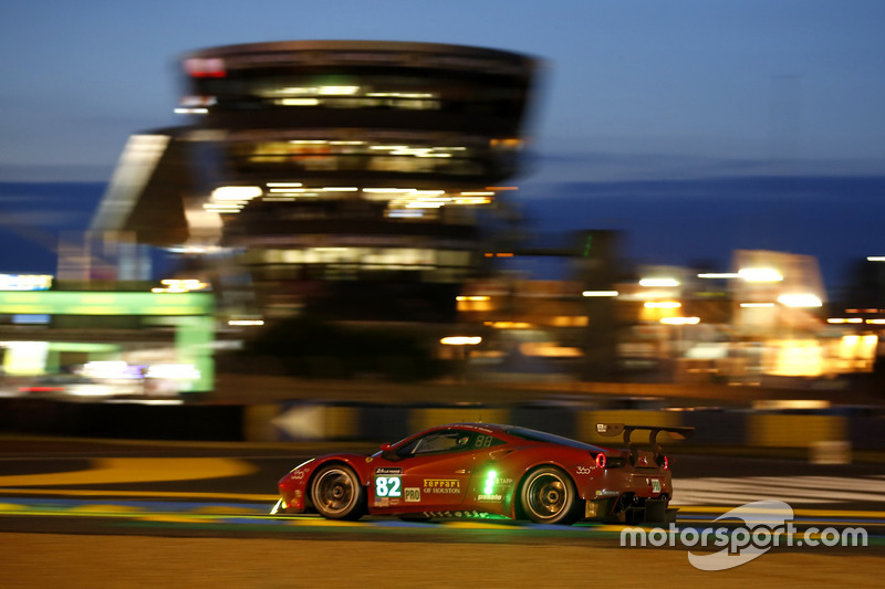 19e: #82 Risi Competizione Ferrari 488 GTE: Giancarlo Fisichella, Toni Vilander, Matteo Malucelli
