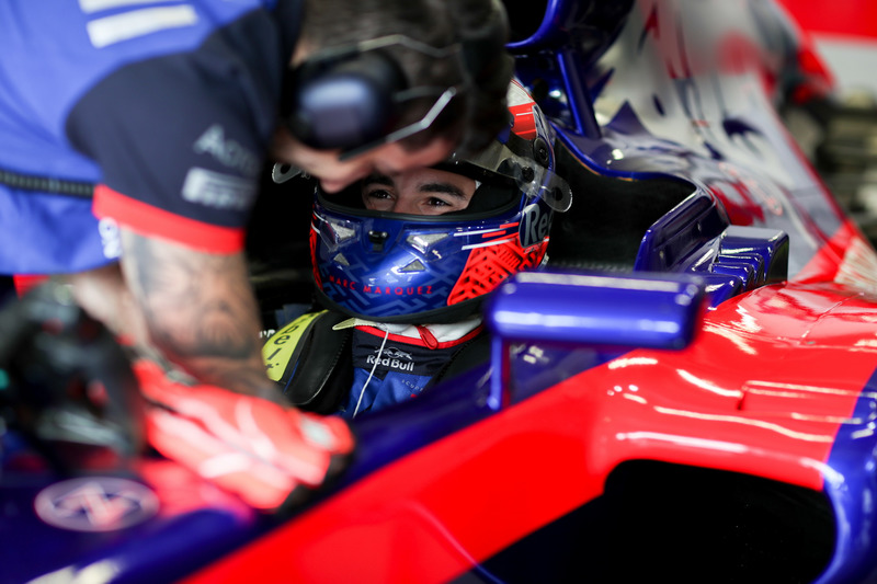 Marc Márquez, prueba un monoplaza Toro Rosso F1