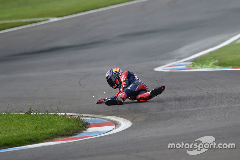 Choque de Stefan Bradl, Honda World Superbike Team
