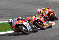 Andrea Dovizioso, Ducati Team, Marc Marquez, Repsol Honda Team, Dani Pedrosa, Repsol Honda Team