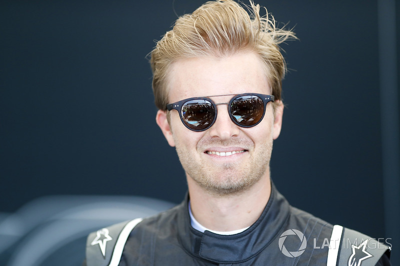 Nico Rosberg, Formula 1 World Champion, Formula E investor, drives the Formula E track car