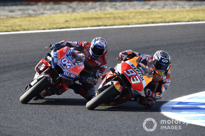 Márquez ganó la carrera y el título, y lo hizo fiel a su estilo: arriesgando