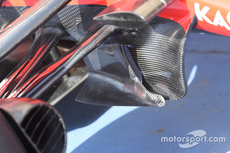 Ferrari SF70H, detalle aerodinámico