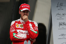 Sebastian Vettel, Ferrari op het podium