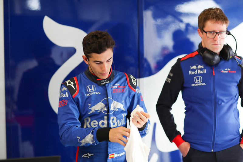 Marc Marquez, test con la Toro Rosso F1