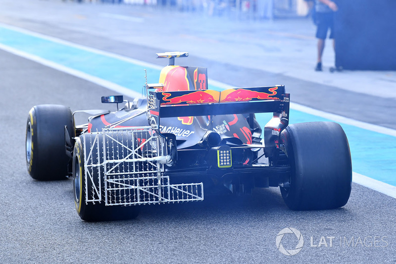 Max Verstappen, Red Bull RB13 mit Aerodynamik-Sensoren