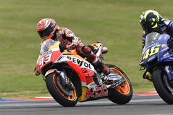 Marc Marquez, Repsol Honda Team, Valentino Rossi, Yamaha Factory Racing kazası