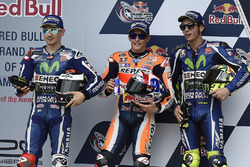 Поул-позиція Марк Маркес, Repsol Honda Team, друге місце Хорхе Лоренсо, Yamaha Factory Racing, третє