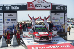 I vincitori Kris Meeke, Paul Nagle, Citroën DS3 WRC, Citroën World Rally Team