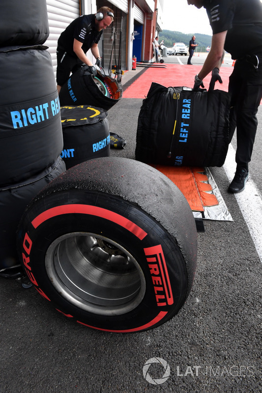 Pirelli tyre detail
