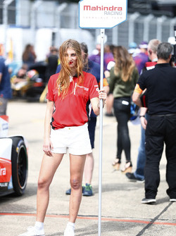 Mahindra Racing grid girl
