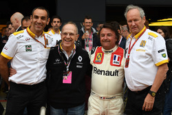 Керівник Renault Sport F1 Сіріль Абітбуль, Рене Арну, Алекс Меа, директор Renault Sport F1 Жером Сто