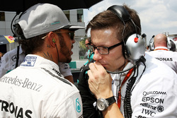 Lewis Hamilton, Mercedes AMG F1 on the grid