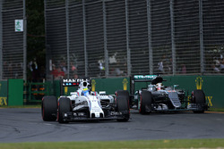 Felipe Massa, Williams FW38 und Lewis Hamilton, Mercedes AMG F1 Team W07