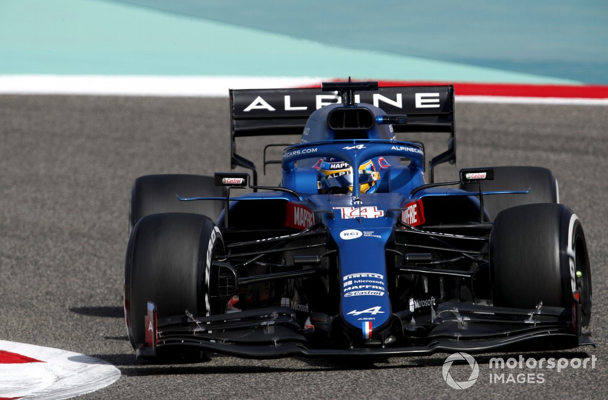 Fernando Alonso, Alpine A521.