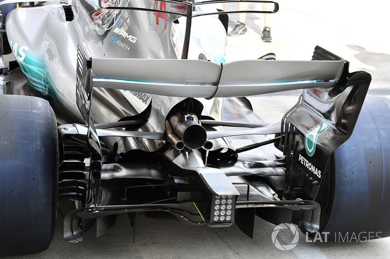 Mercedes AMG F1 W08 arka detay