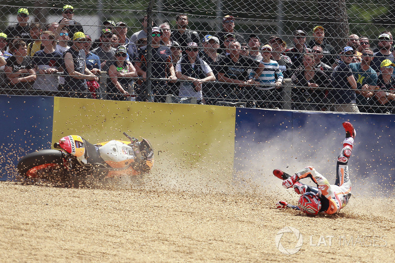 Marc Marquez, 24 kali kecelakaan