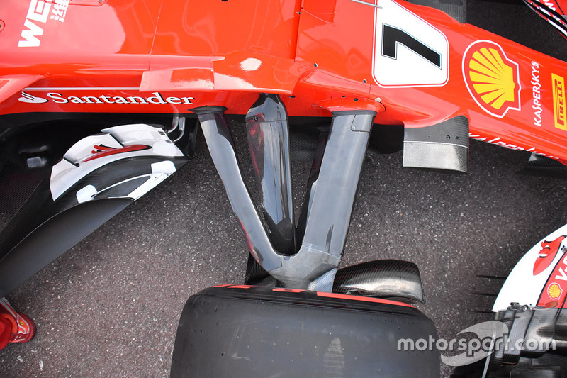 Ferrari SF70H ön süspansiyon detay