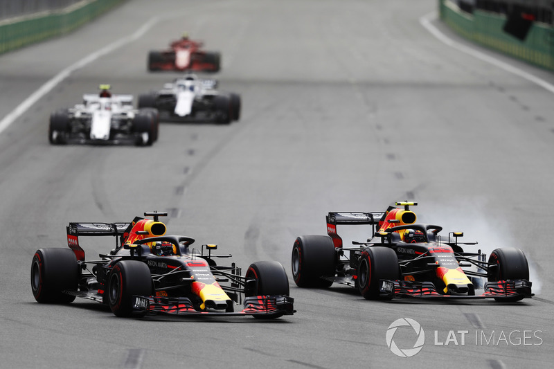 Max Verstappen y Daniel Ricciardo