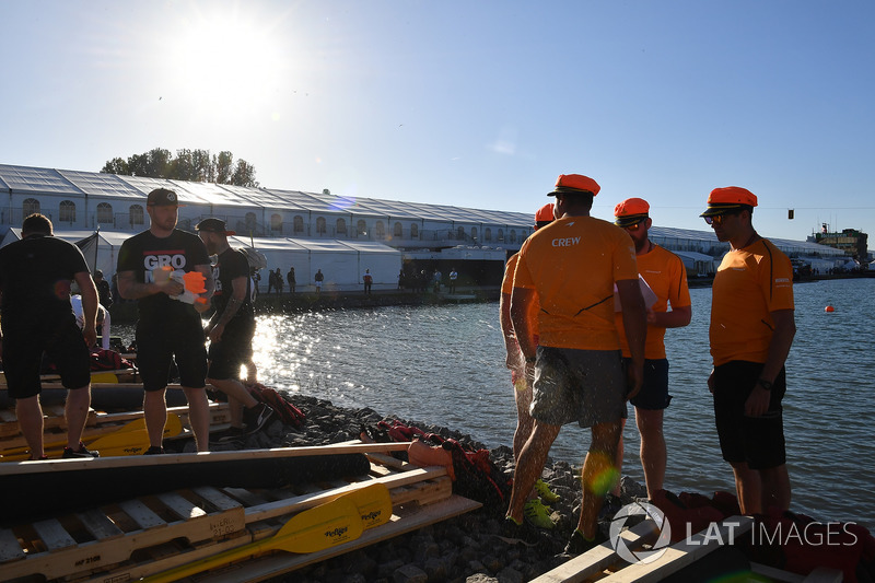 McLaren at the raft race