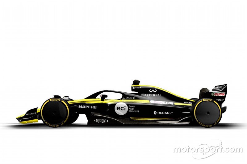 2021 F1 car of Renault F1 Team