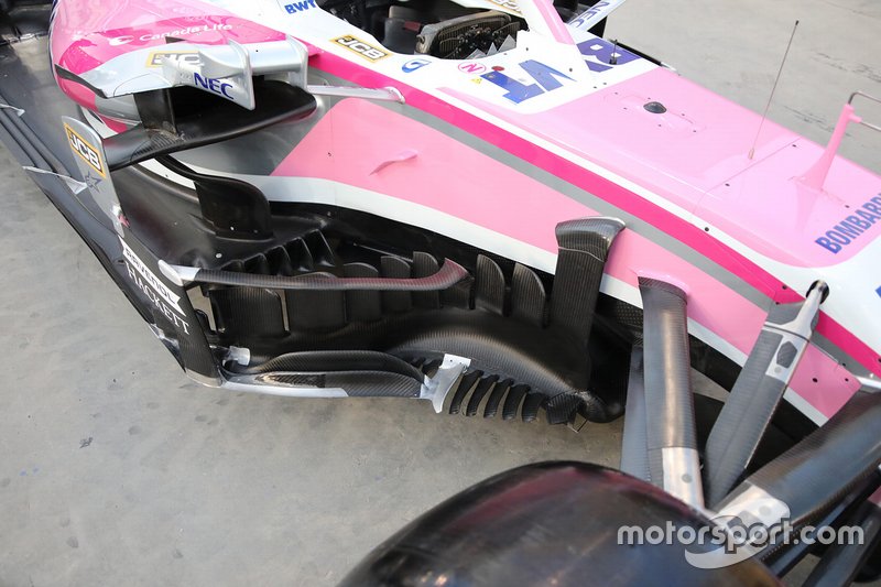 Область дефлекторов Racing Point RP19