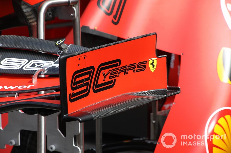 L'aileron avant de la Ferrari SF90