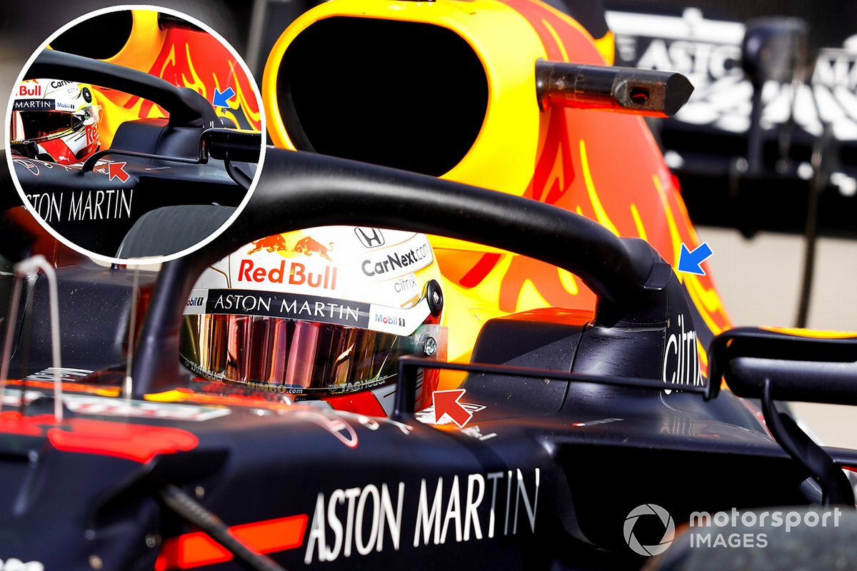 Comparación del Red Bull Racing RB16 en e GP de Eifel.
