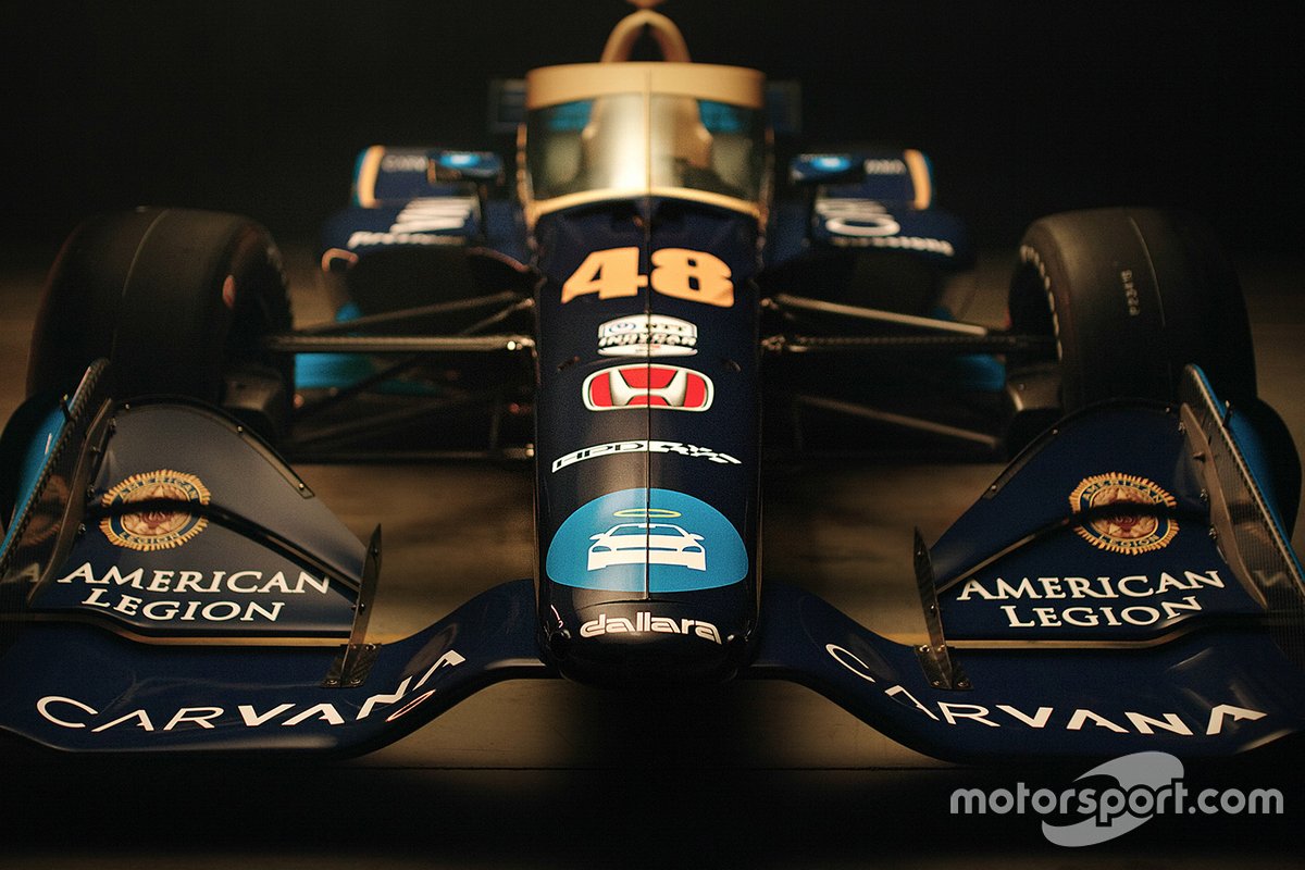 Livery mobil Jimmie Johnson, Chip Ganassi Racing, di IndyCar musim ini.