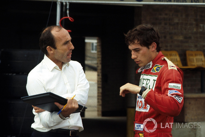Ayrton Senna y Frank Williams
