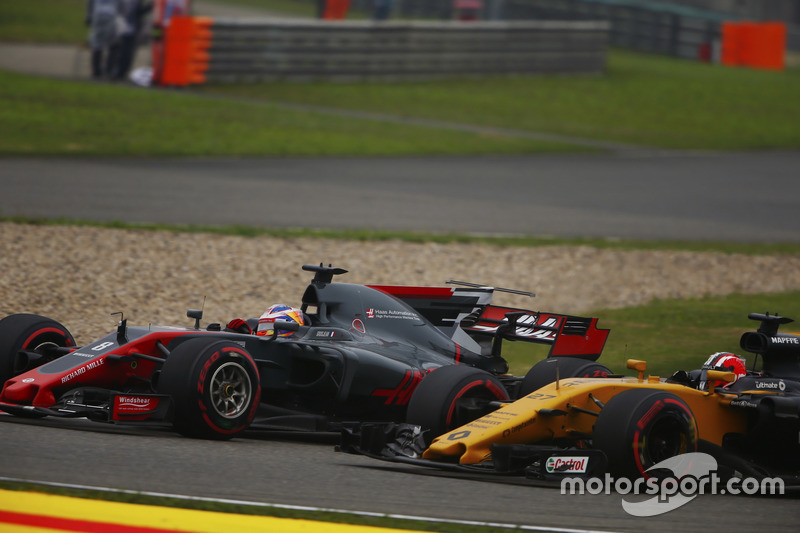 Роман Грожан, Haas F1 Team VF-17, Ніко Хюлькенберг, Renault Sport F1 Team RS17