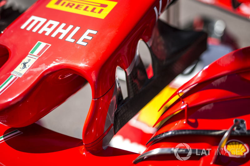 Детали переднего крыла Ferrari SF71H