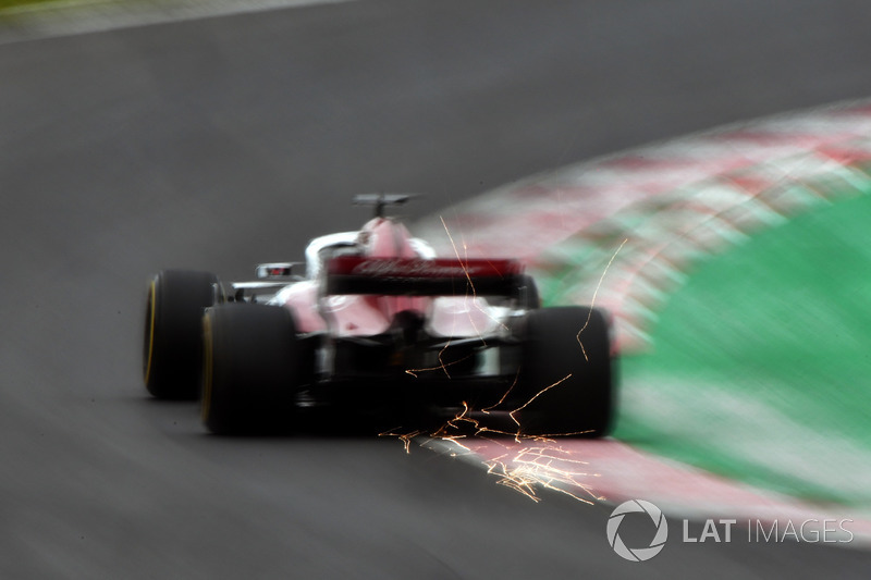 Charles Leclerc, Alfa Romeo Sauber C37 sparks