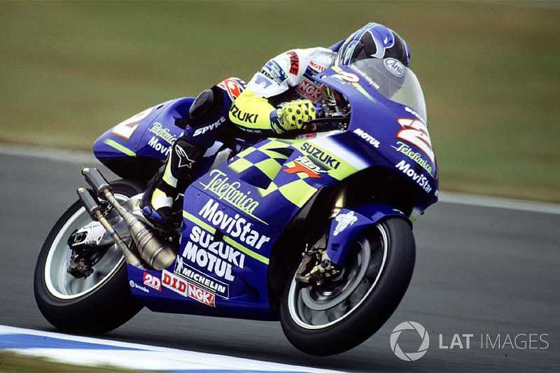 Kenny Roberts Jr. in der 500er-Saison 2000 auf dem Weg zum WM-Titel