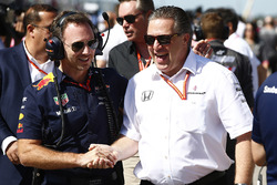 Christian Horner, Red Bull Racing Takım Patronu, Zak Brown, Direktör, McLaren Technology Group