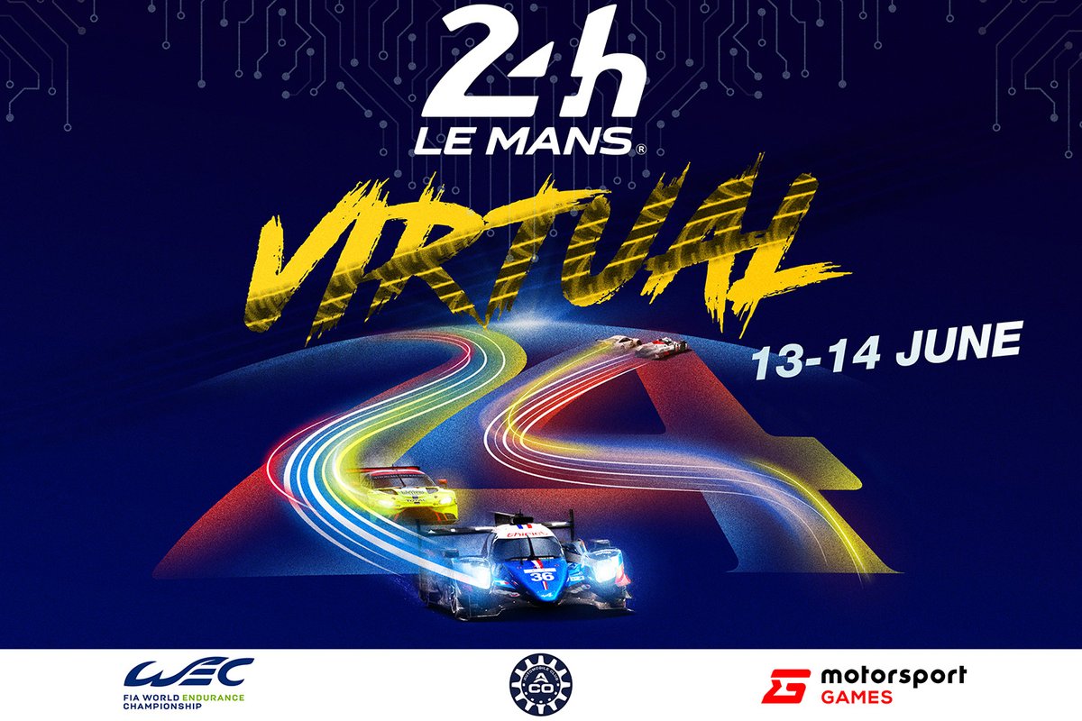 L'affiche des 24H du Mans Virtuelles